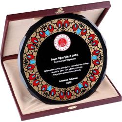 Kutulu Kristal Plaket ( 25 x 25 cm )