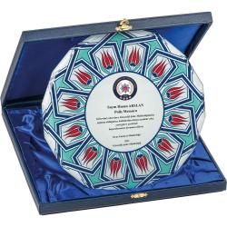 Kutulu Kristal Plaket ( 25 x 25 cm )