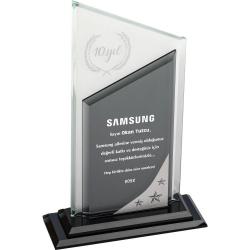 Kristal Plaket ( 15 x 25 cm )